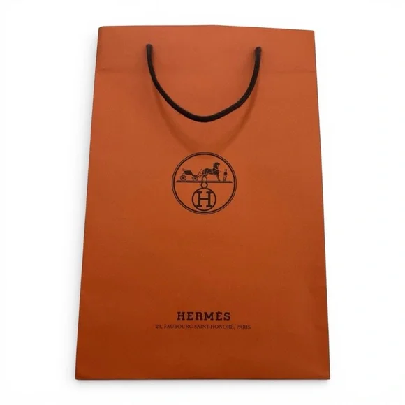 Hermès Orange Bag 17x11 Luxury Gift Bag - Picture 1 of 3